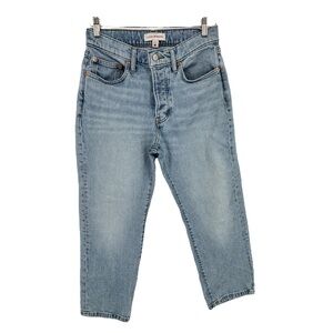 LUCKY BRAND 90s Loose High Rise Crop Jeans Light Wash 4/27 Casual Cotton